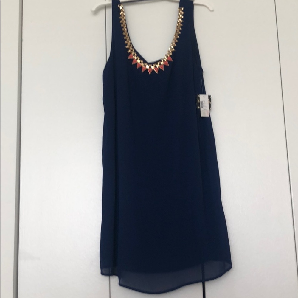 Navy blue dress